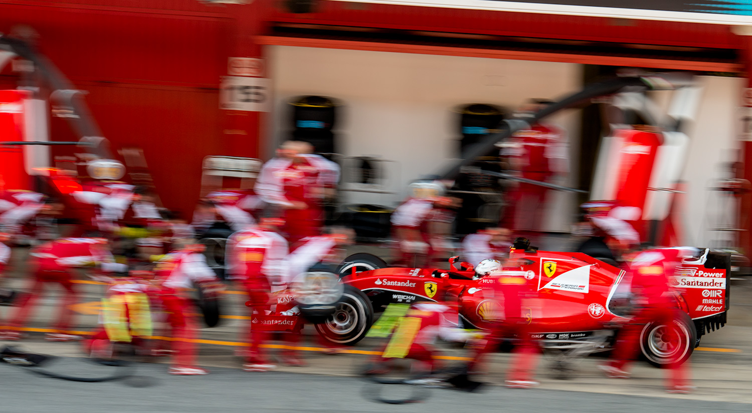 Sebastian Vettel - Ferrari, Winter Testing, Circuit de Catalunya,  2015