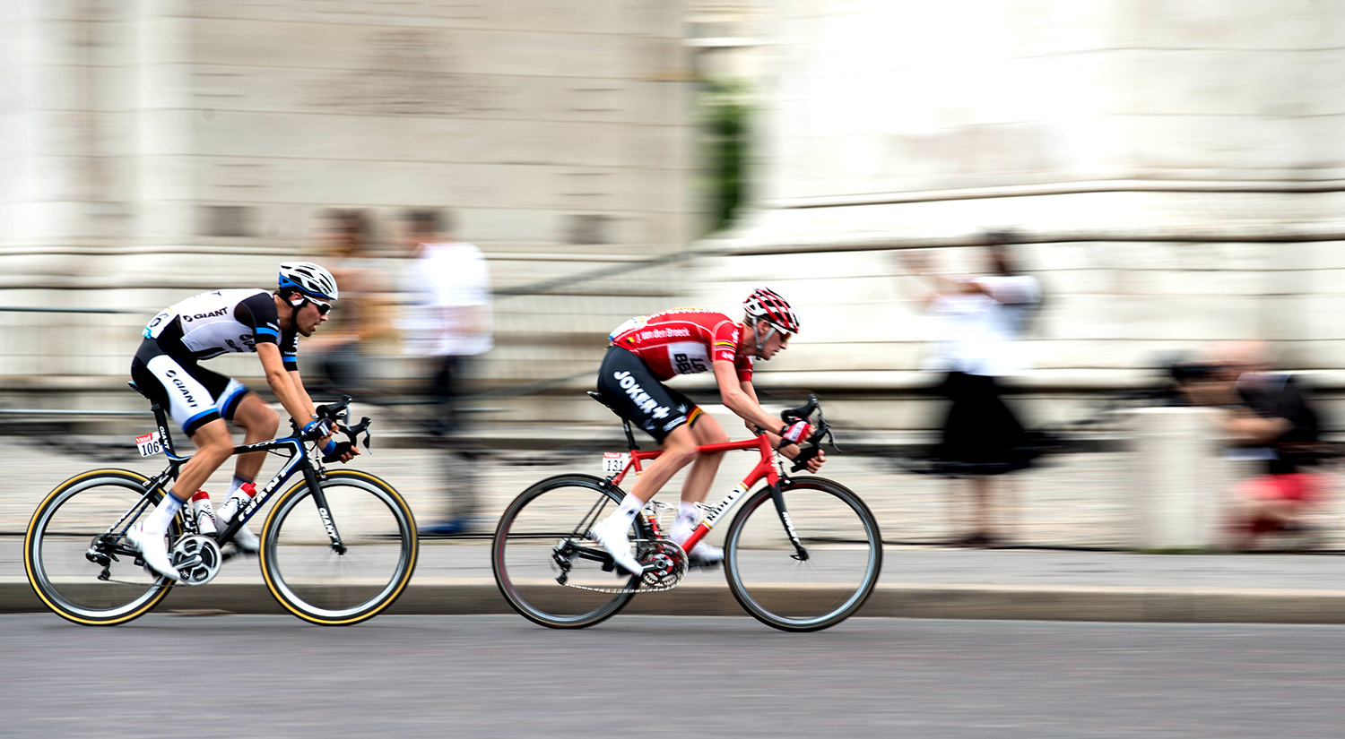 Tom Dumoulin & Jurgen Van den Broeck, Tour de France - Stage 21, 2014