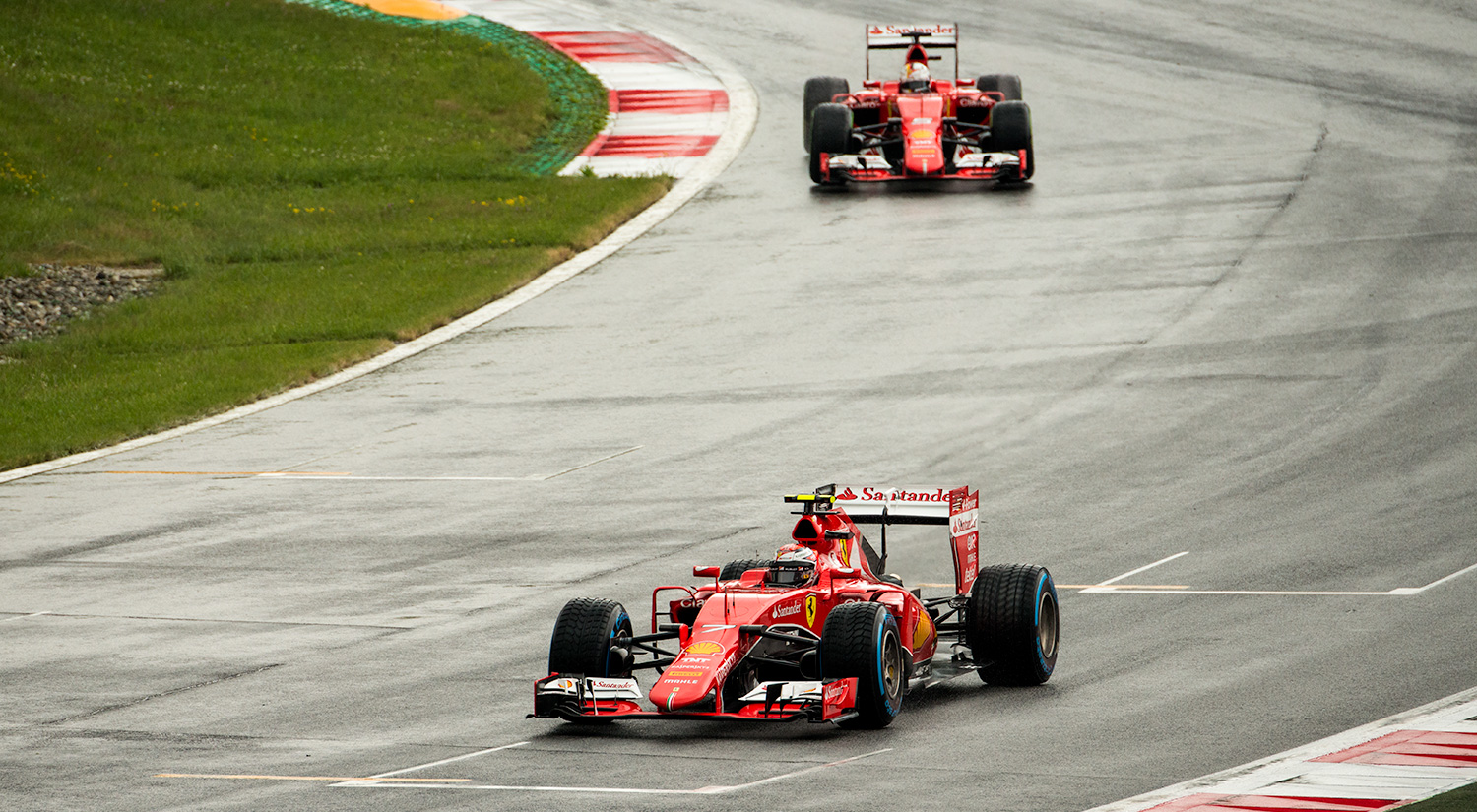 Kimi Räikkönen & Sebastian Vettel - Ferrari,  Red Bull Ring, Austria, 2015