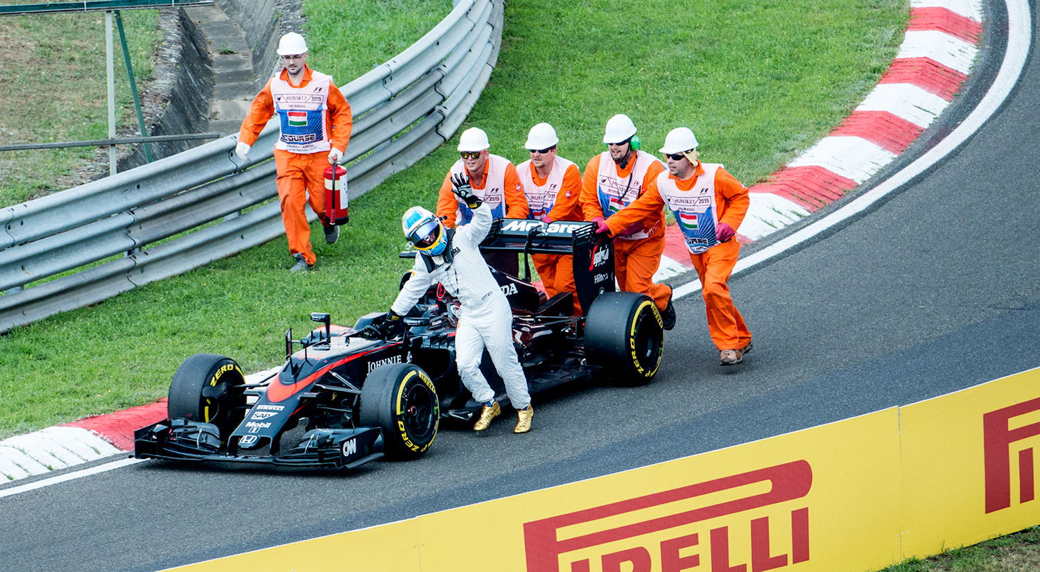 Fernando Alonso - McLaren Honda, Hungaroring, Hungary, 2015