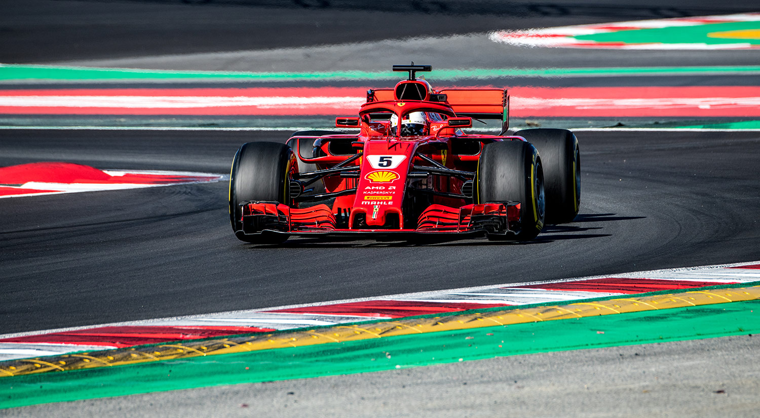 Sebastian Vettel - Ferrari, Winter Testing, Circuit de Catalunya,  2018