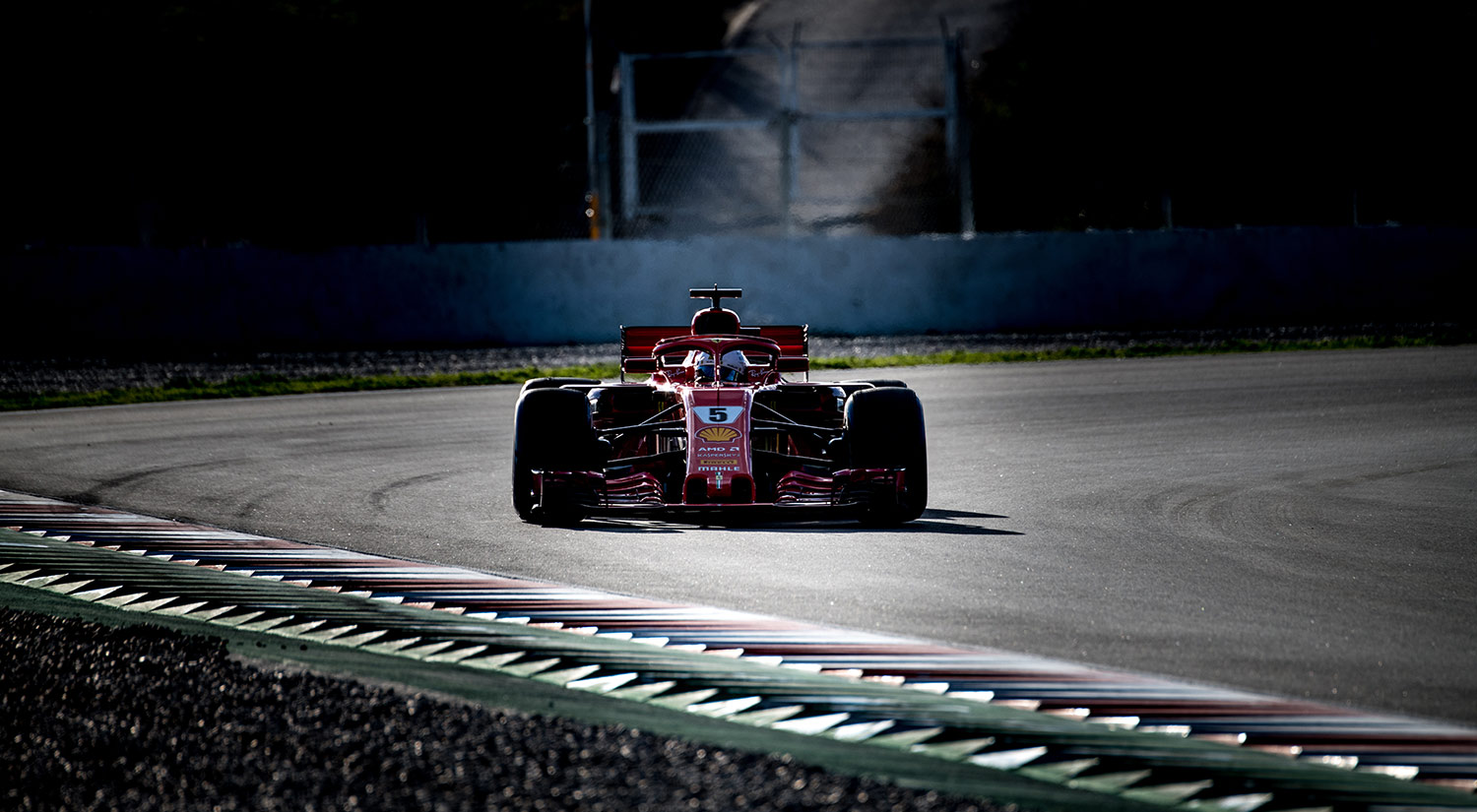Sebastian Vettel - Ferrari, Winter Testing, Circuit de Catalunya, 2018