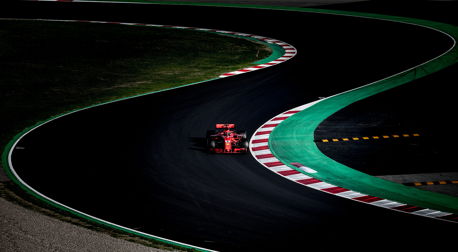 Sebastian Vettel - Ferrari, Winter Testing, Circuit de Catalunya,  2018