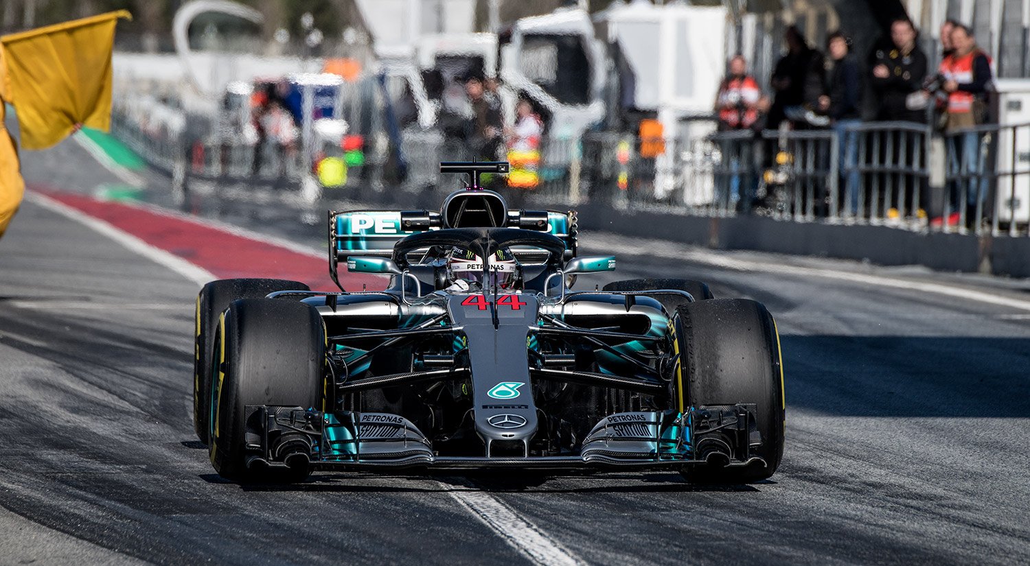 Lewis Hamilton - Mercedes, Winter Testing, Circuit de Catalunya,  2018