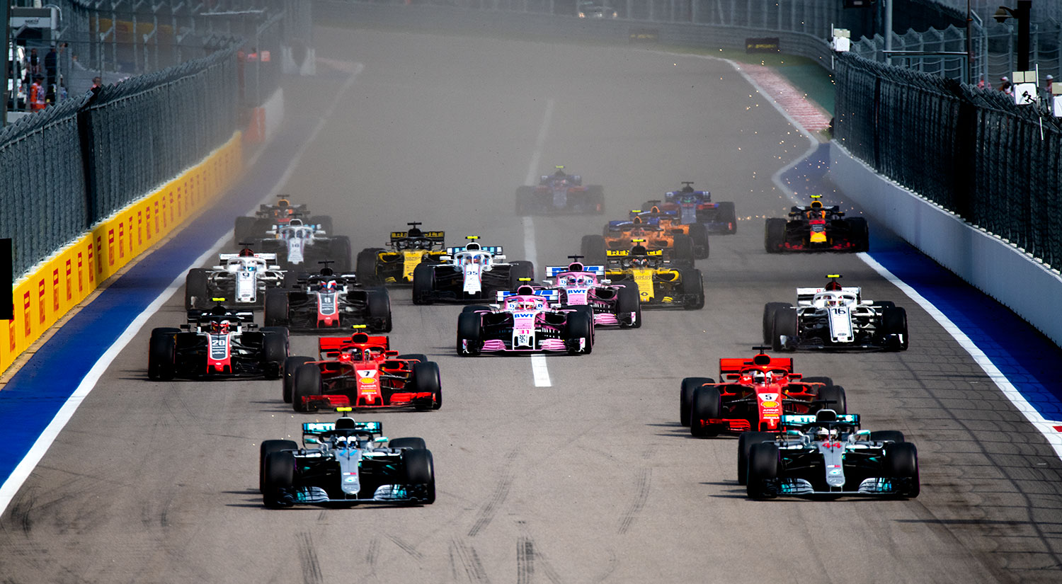 The start, Sochi,  2018