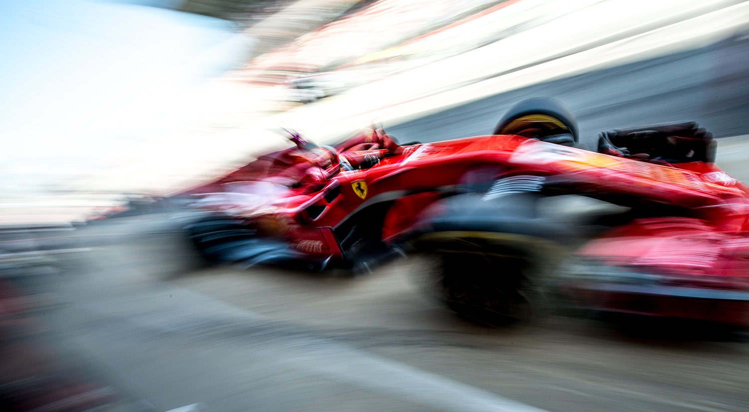 Sebastian Vettel - Ferrari, Circuit de Catalunya,  2018