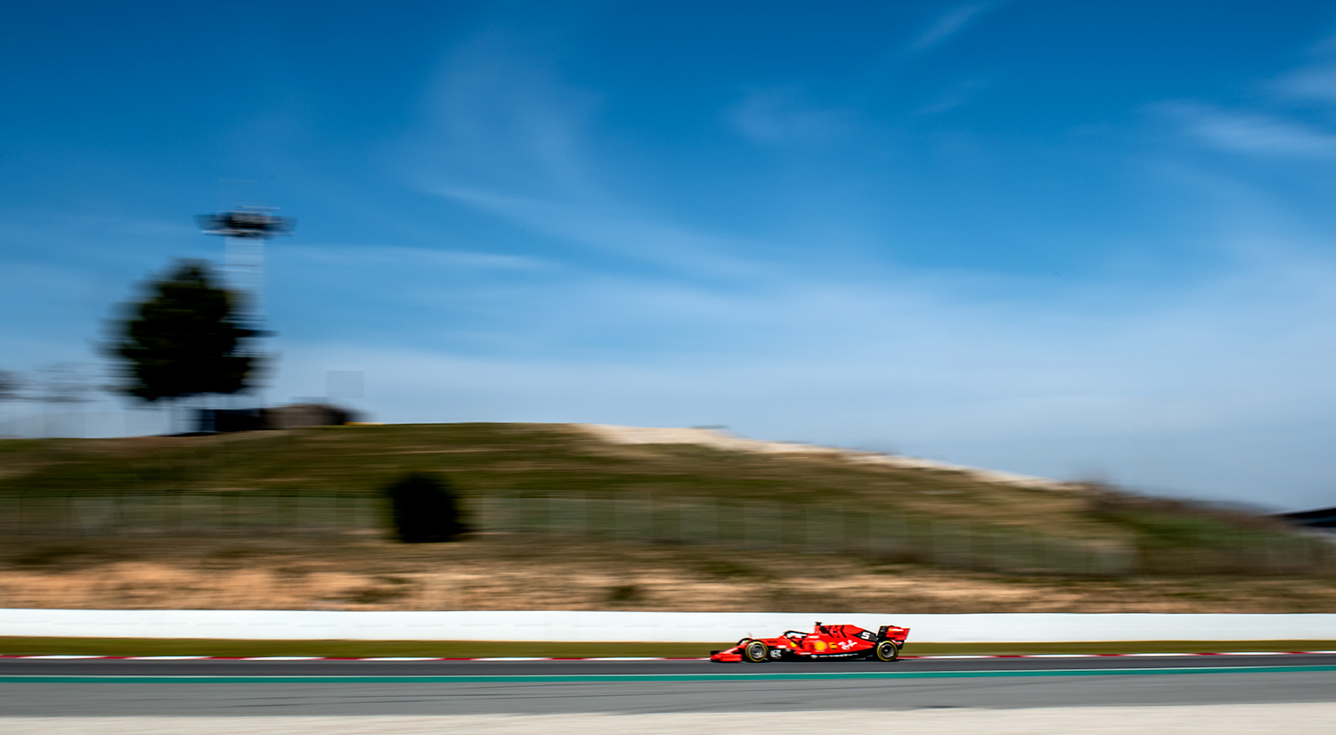 Sebastian Vettel - Ferrari, Winter Testing, Circuit de Catalunya,  2019