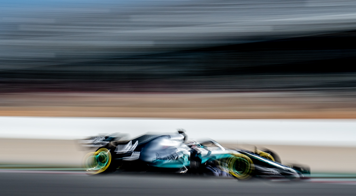Lewis Hamilton - Mercedes, Winter Testing, Circuit de Catalunya,  2019