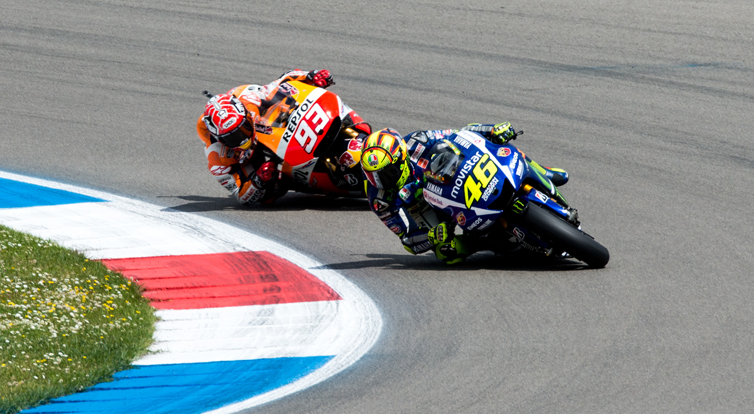 Valentino Rossi & Marc Márquez, Assen, Netherlands, 2015