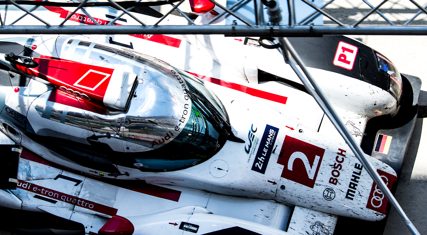 André Lotterer, Marcel Fässler, Benoît Tréluyer - No. 2 Audi Sport Team Joest,  24 hrs of Le Mans, 2014